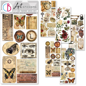 Ciao Bella Cabinet of Curiosities Transparent Sheets (5 sheets)