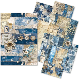 *New in* Ciao Bella Urban Blue Craftmix A5 Paper pack (Tissue & Vellum Variety) (Copy)