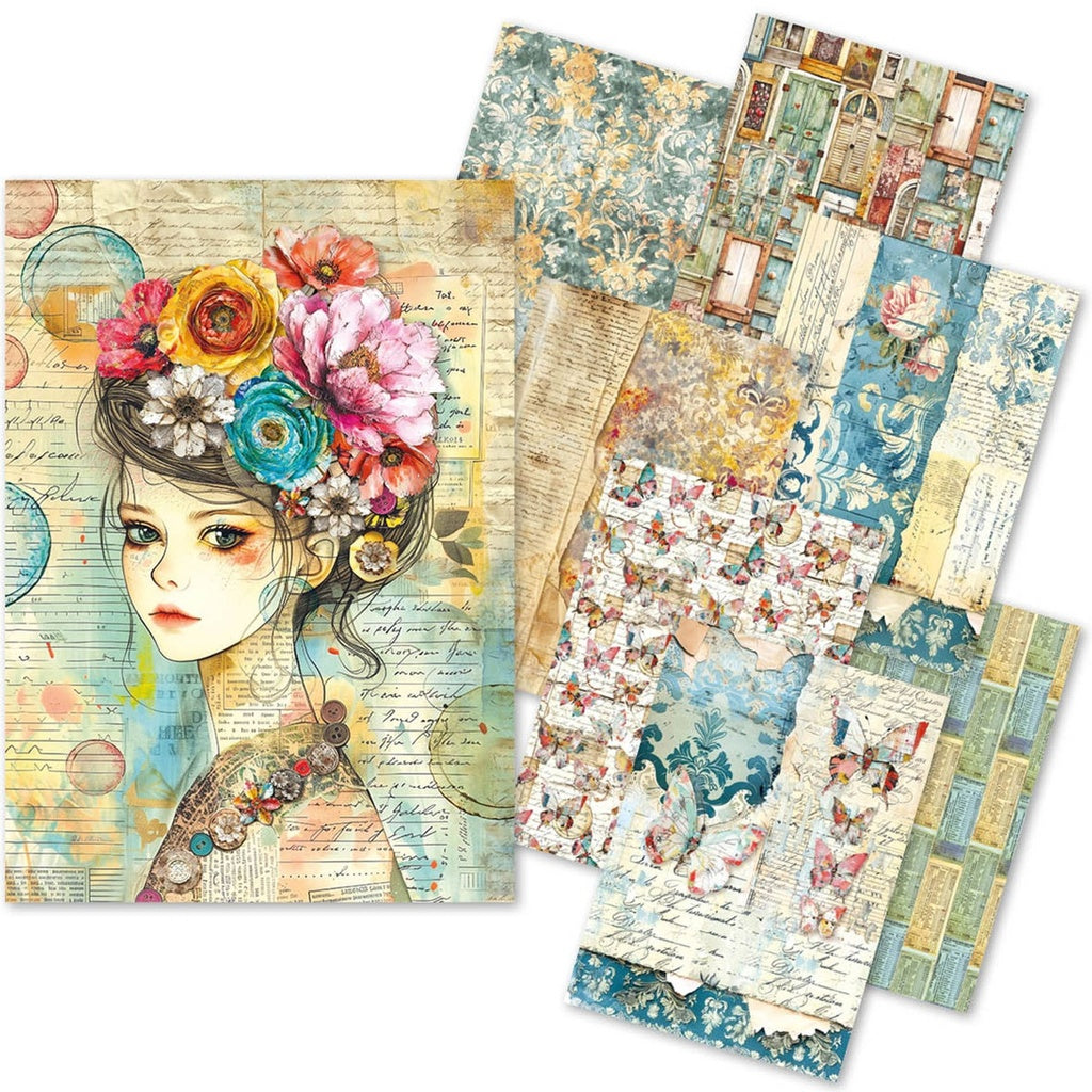 *New in* Ciao Bella Quintessential Craftmix A5 Paper pack (Tissue & Vellum Variety)