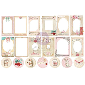 Cherry Sweet Prima Marketing Cabinet Cards Ephemera Pack (38 PIECES)
