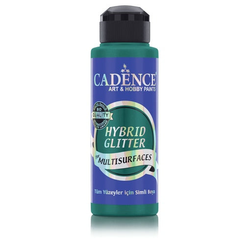 Cadence Hybrid Glitter Paint 120ml Palm Royal and Gold Glitter