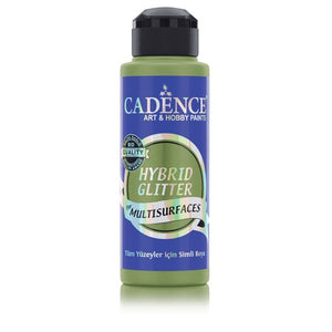 Cadence Hybrid Glitter Paint 120ml Spring and Gold Glitter