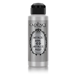 Cadence Metallic Paint 70ml Bright Silver