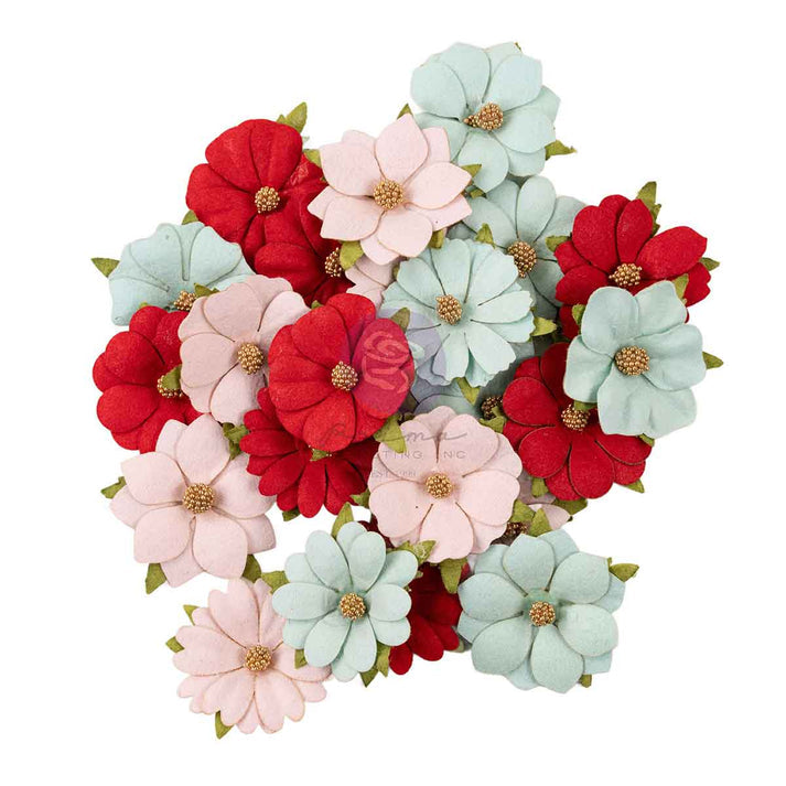 Cherry Sweet Prima Marketing Flowers 'Cherry Candy Flowers' (24PIECES)