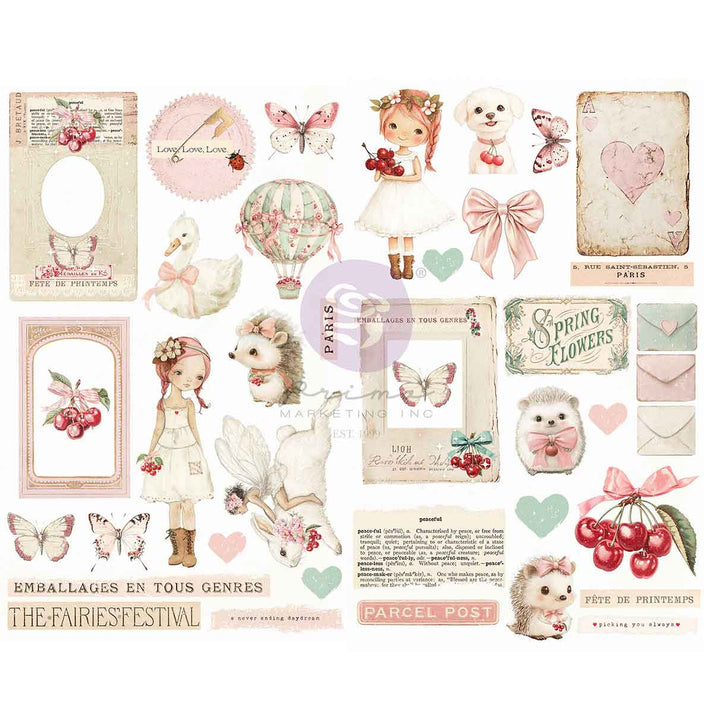 Cherry Sweet -CHIPBOARD Stickers