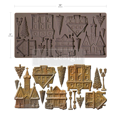 *New* Redesign with Prima mould Limited Edition Christmas Village