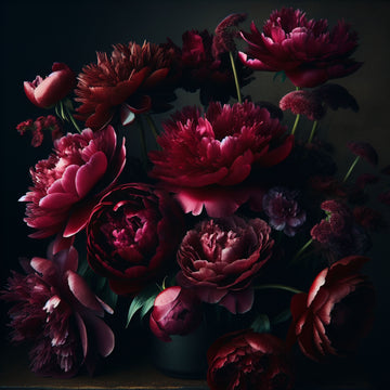 Three Yellow Goats Decoupage A1 sheet - Crimson * New in