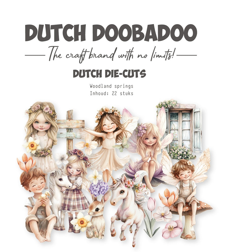 DUTCH DOOBADOO - Woodland Spring Collage Diecuts