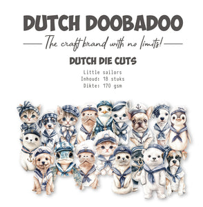 DUTCH DOOBADOO - Waves of the Sea Collage Diecuts - Little Sailor