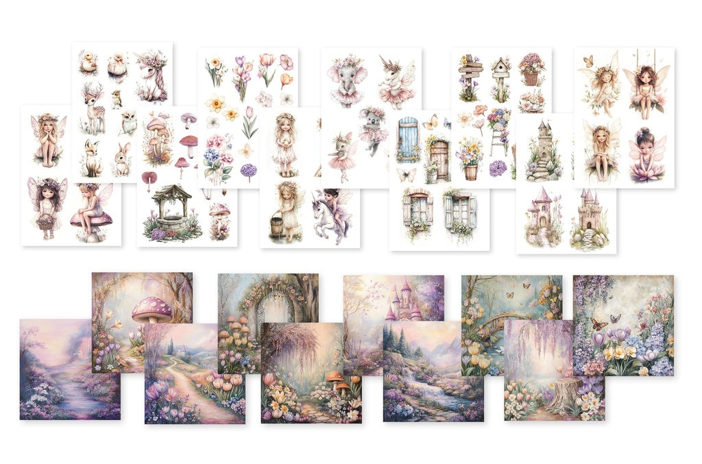 DUTCH DOOBADOO - Woodland Spring Collage Paper Set