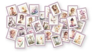 DUTCH DOOBADOO - Woodland Spring Postage Stamps Diecuts