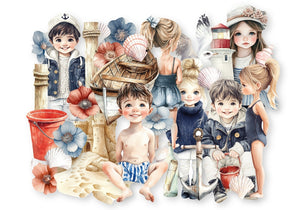 DUTCH DOOBADOO - Waves of the Sea Collage Diecuts