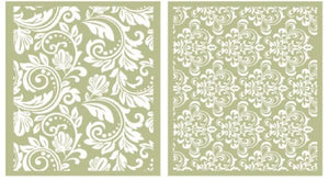 *New* Belle's and Whistles Silk screen stencil Filigree