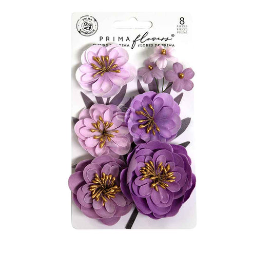 Bewitched Prima Marketing Flowers 'Enchanted Violet' (8 PIECES)