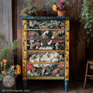 *New* Redesign with Prima Decoupage A1 Fiber Paper Enigmatic Realm