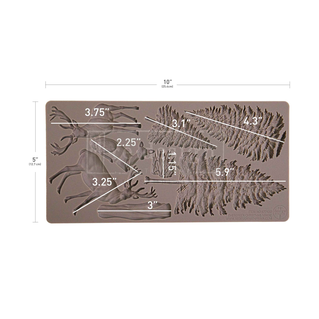 *New* Redesign with Prima mould Limited Edition Evergreen Christmas Magic