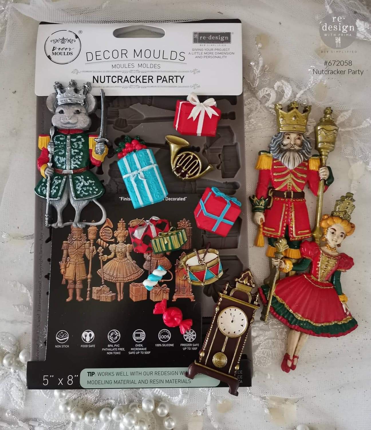 *New* Redesign with Prima mould Nutcracker Party Limited Edition