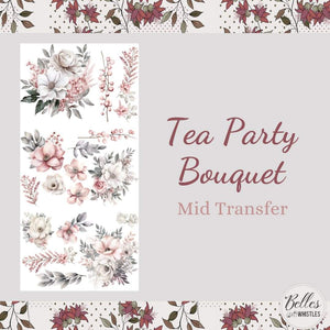 * New* Belle's and Whistles Mid Transfer Tea Party Bouquet IN STOCK