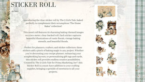 The Home Baker -STICKER ROLL (2m)  PREORDER EXPECTED IN STOCK early Nov