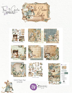 Prima Marketing The Home Baker - 12x12 PAD PREORDER EXPECTED IN STOCK early Nov