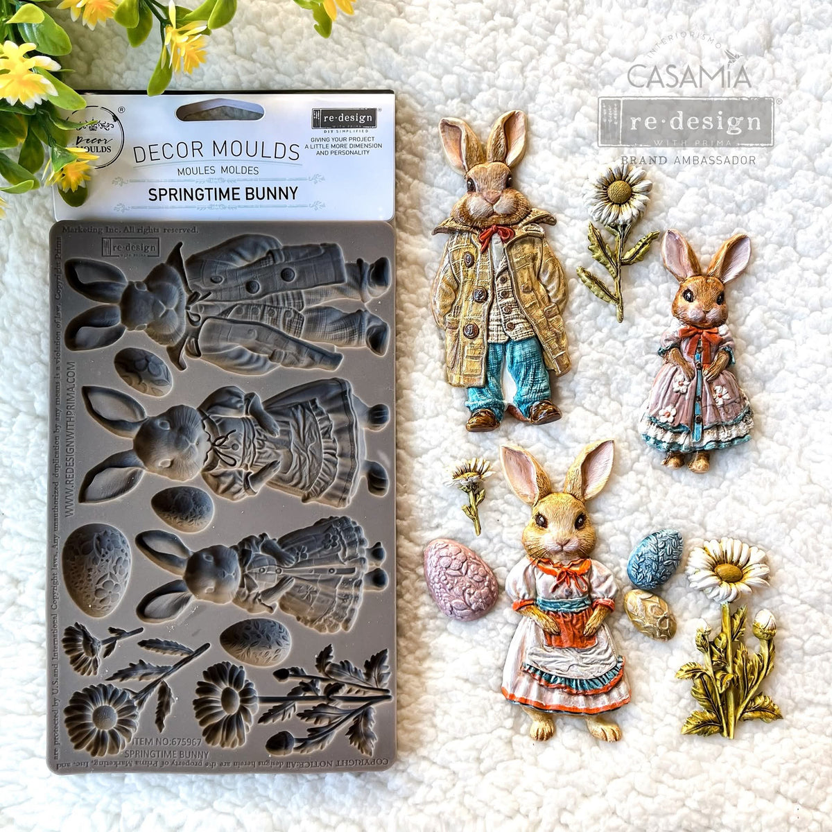 *New* Redesign with Prima mould Springtime Bunny (Limited Edition ...
