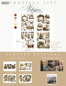 * New* Redesign with Prima Middy Transfer Limited Edition Sacred Night Collection * With free bonus sheet 4 instead of 3