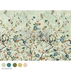 *New*Redesign with Prima Decoupage A1 Fiber Paper Limited Edition Blossom Perch