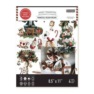 * New* Redesign with Prima Middy Transfer Limited Edition Whimsical Holiday Dream * With free bonus sheet 4 instead of 3