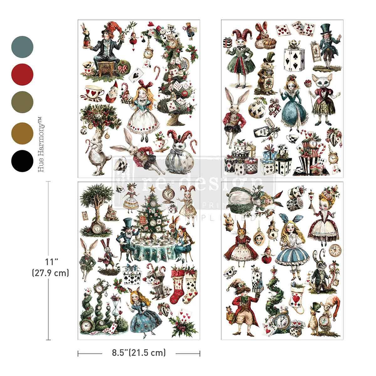 * New* Redesign with Prima Middy Transfer Limited Edition Whimsical Holiday Dream * With free bonus sheet 4 instead of 3