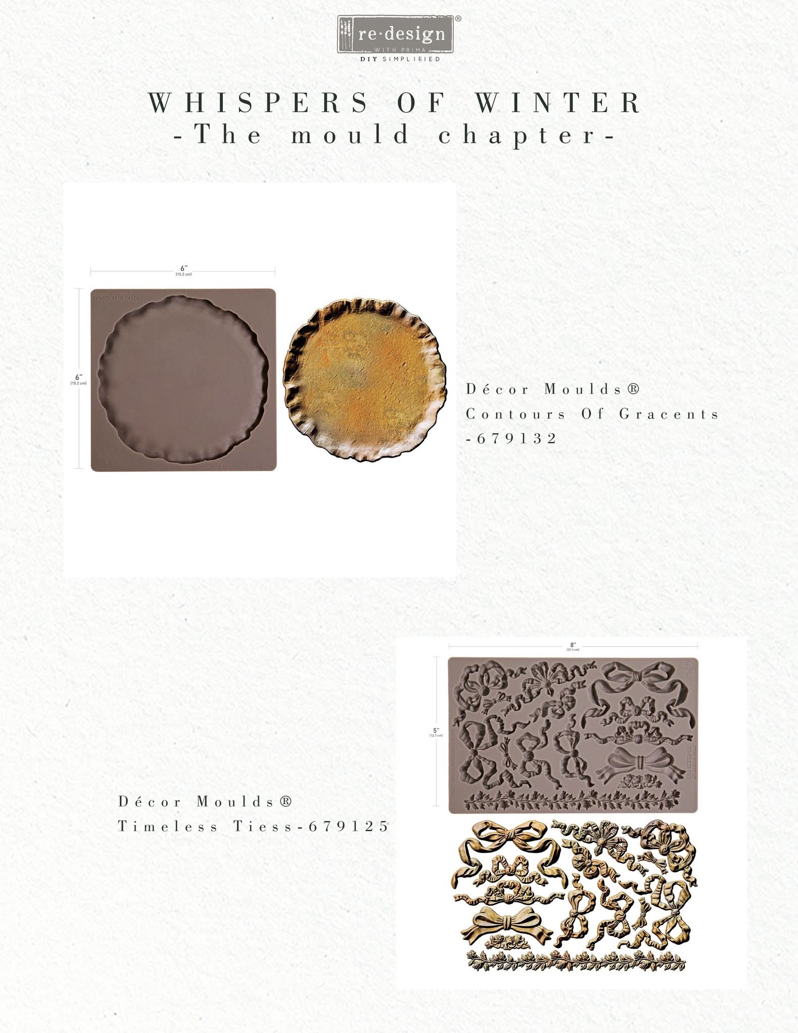 Redesign with Prima Mould 'Contours of Grace' 6"x 6" size