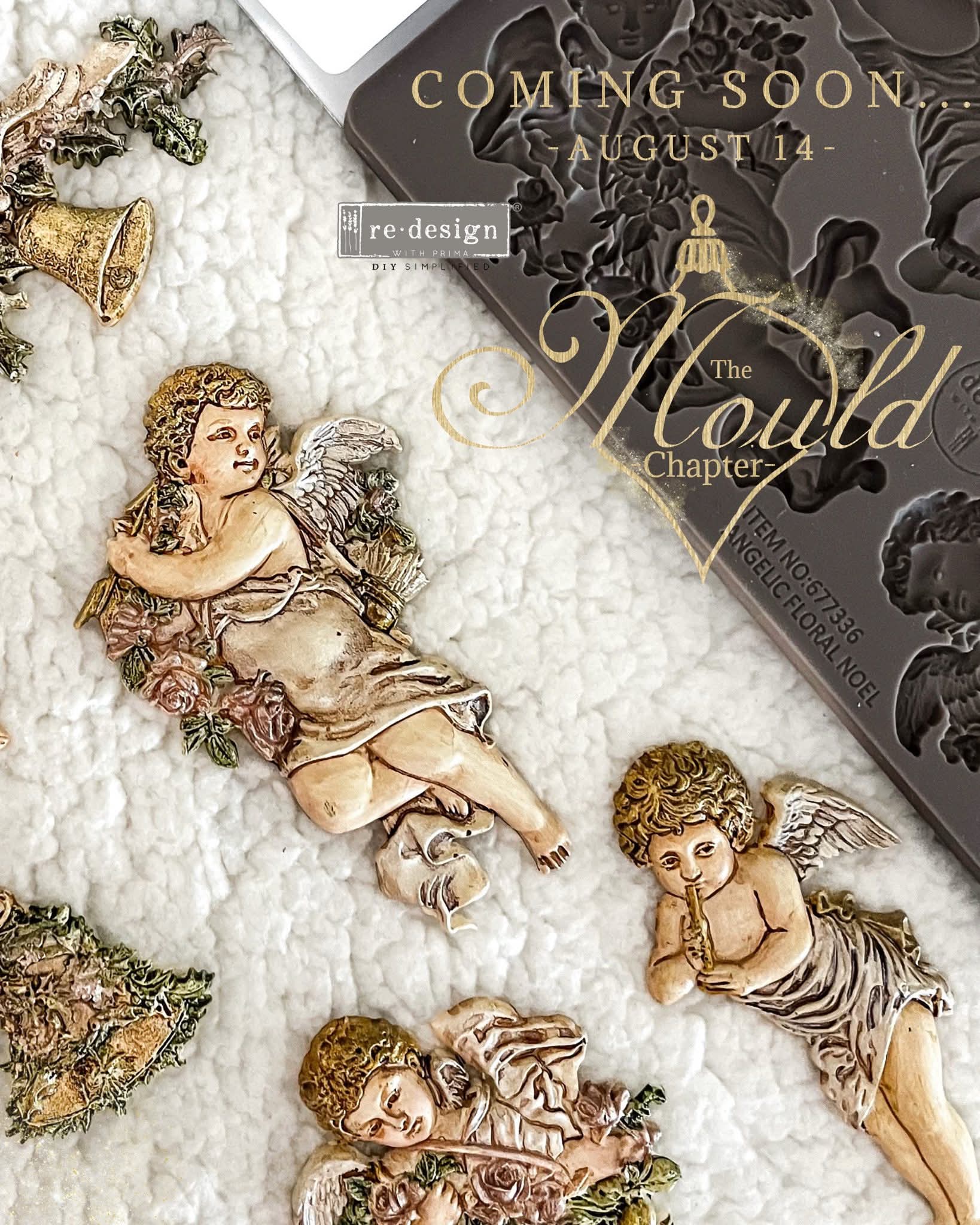 *New* Redesign with Prima mould (Limited Edition) Angelic Floral Noel