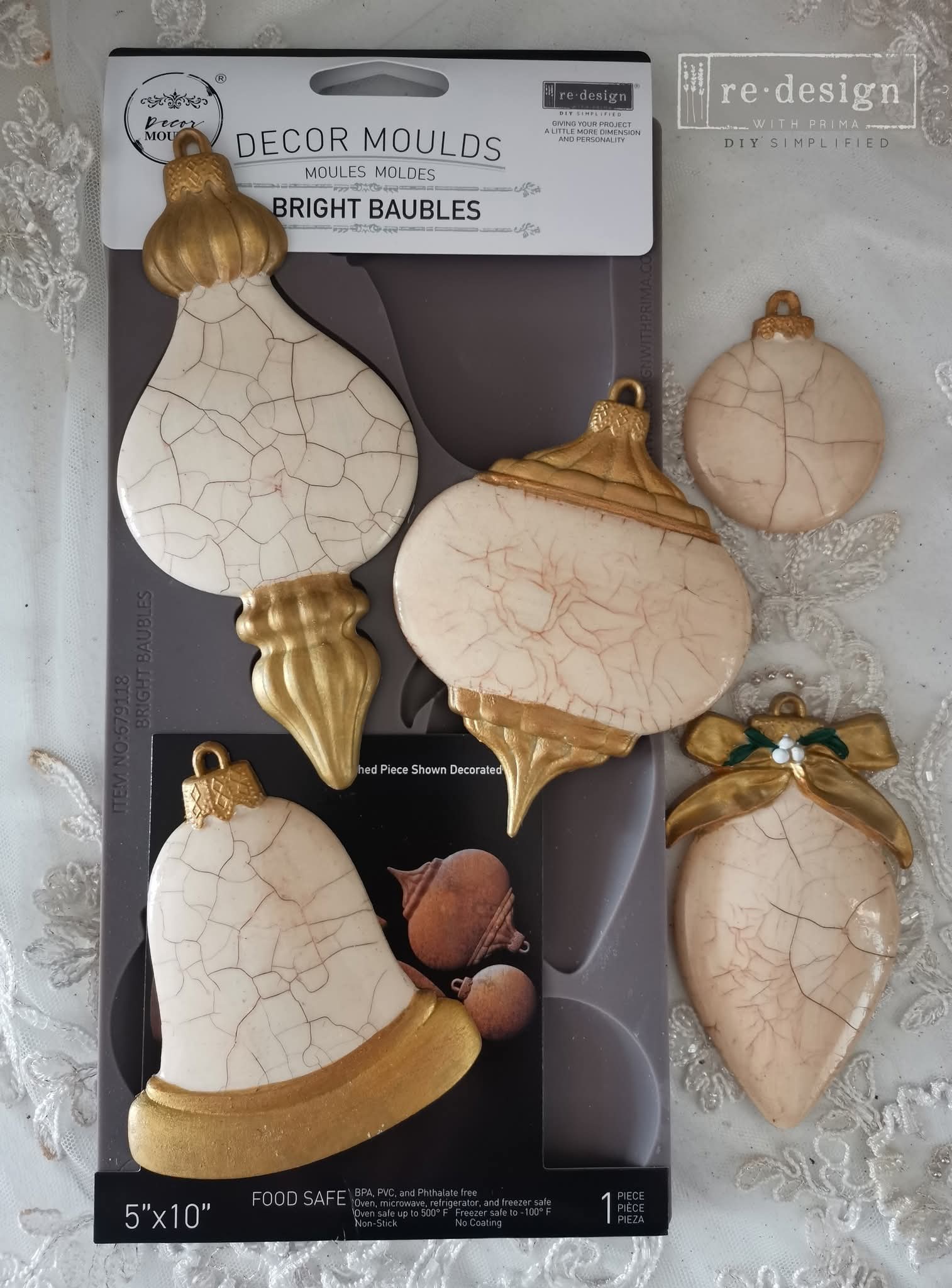 *New* Redesign with Prima mould Limited Edition Bright Baubles