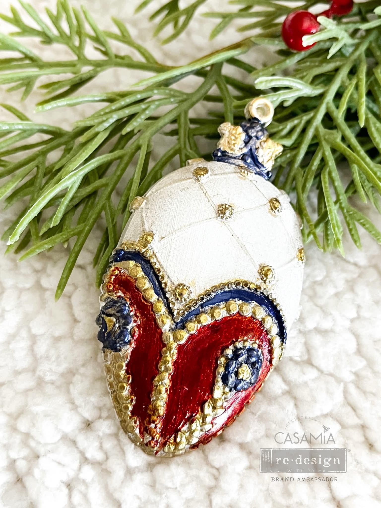 *New* Redesign with Prima mould (Limited Edition) Shimmering Holiday Ornaments