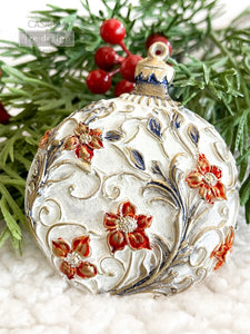 *New* Redesign with Prima mould (Limited Edition) Shimmering Holiday Ornaments