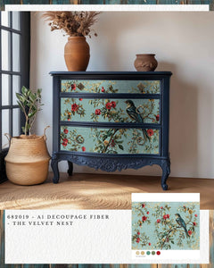 *New* Redesign with Prima Decoupage A1 Fiber Paper Limited Edition The Velvet Nest