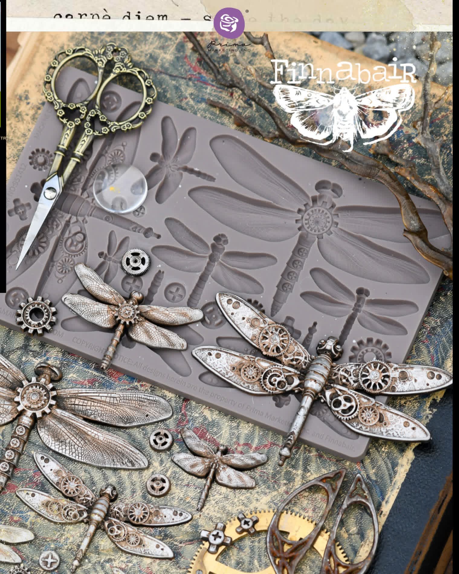 *New for 2025* Finnabair Mould Machine Dragonflies
