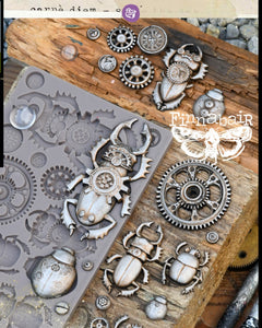 *New for 2025* Finnabair Mould Steampunk Beetles
