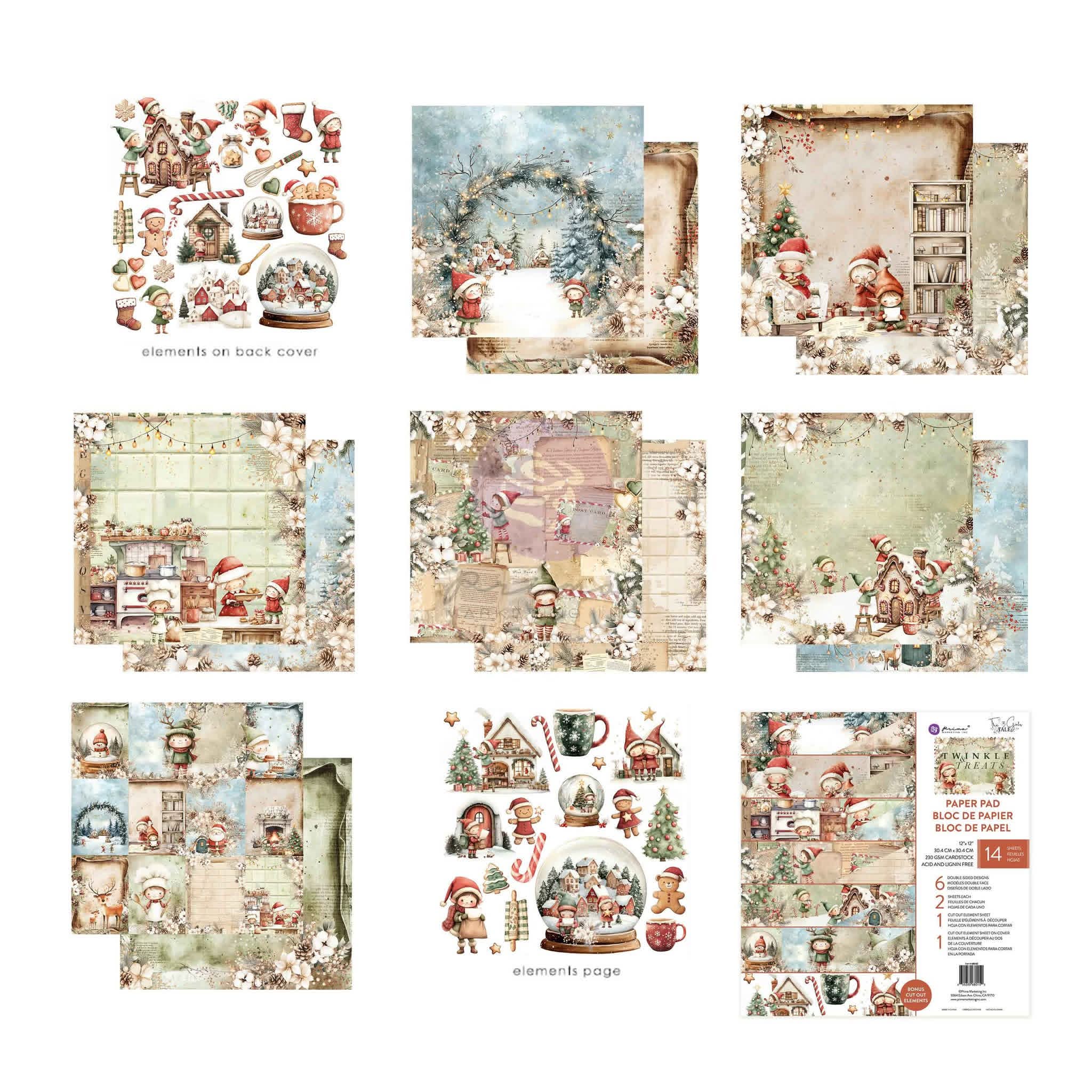 Prima Marketing Twinkle Treats - 12x12 PAD PREORDER DISPATCH MID NOV