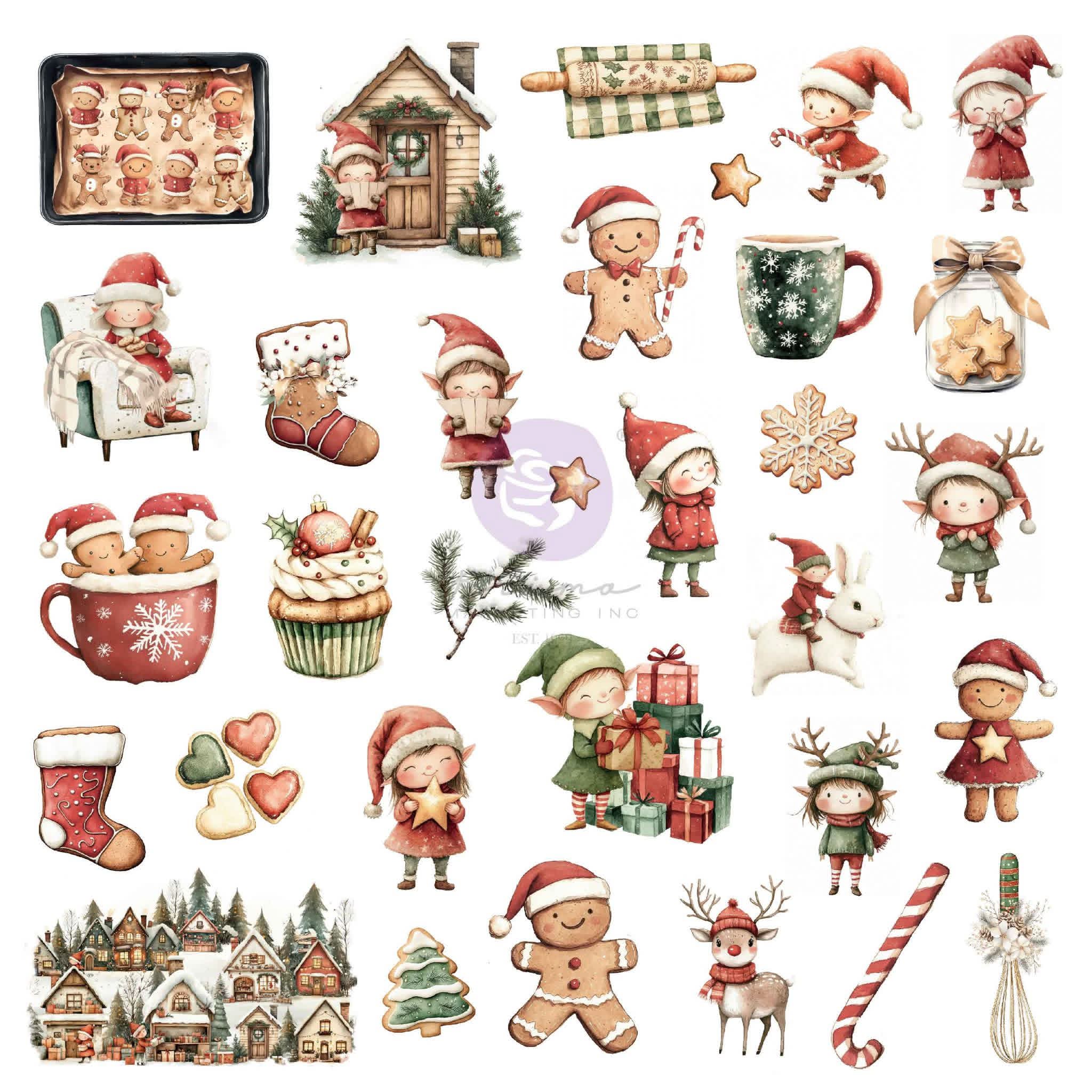Twinkle Treats Prima Marketing  Ephemera Pack (64 PIECES) PREORDER DISPATCH MID NOV