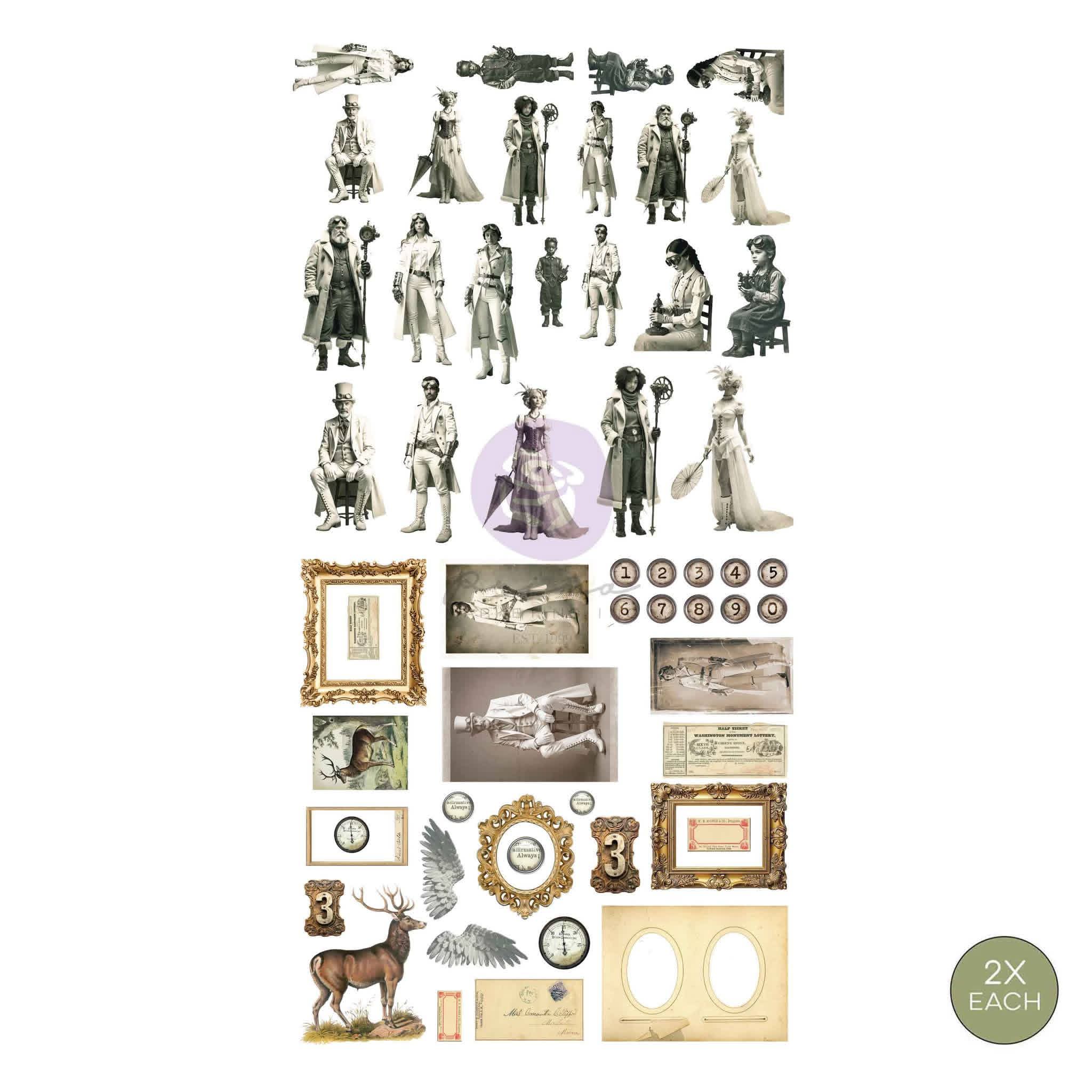 Finnabair Steam & Frost Ephemera pack PREORDER DISPATCH MID NOV