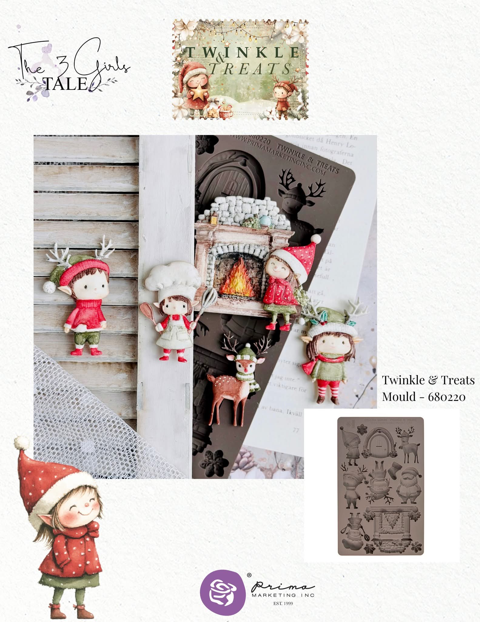 *New*  Prima Marketing mould (Limited Edition) Twinkle treats PREORDER DISPATCH MID NOV