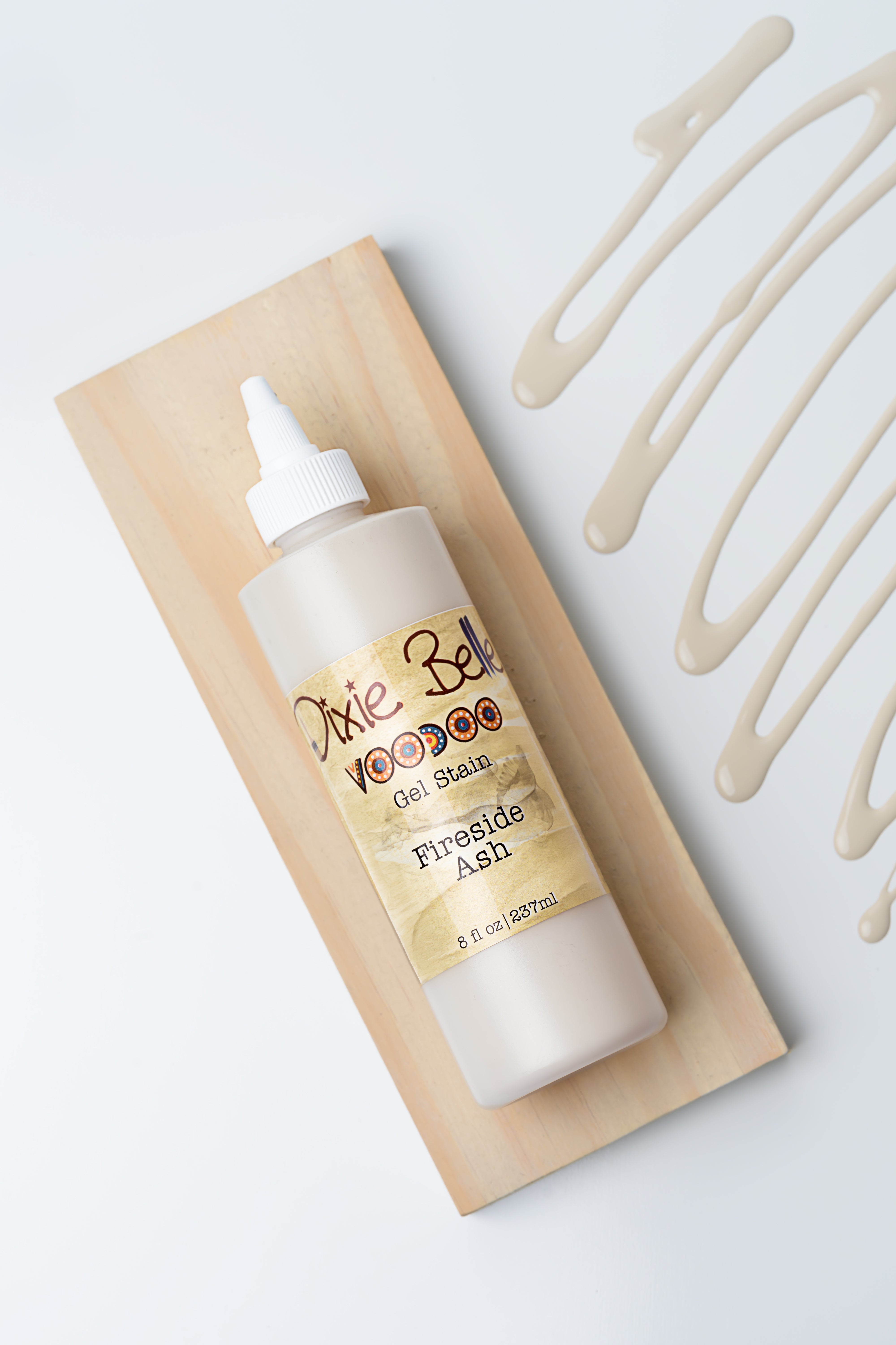 Fireside Ash Dixie Belle Voodoo Gel stain  * New* WITH FREE APPLICATOR PADS worth £8.50 (DEAL ONLY AVAILABLE FROM VINTAGE BLUE)