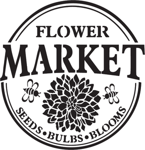 * New* Belle's and Whistles Flower Market Stencil