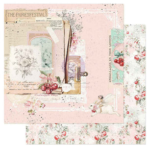 Cherry Sweet 12"x 12" single Paper Sheet In a DayDream