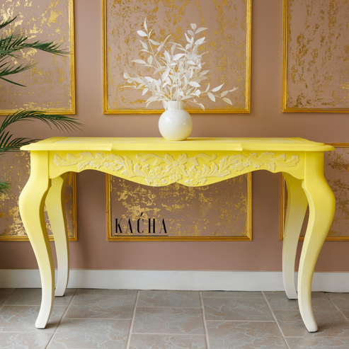KACHA FURNITURE PAINT Lemon Yellow (Temp unavailable damaged in freight)
