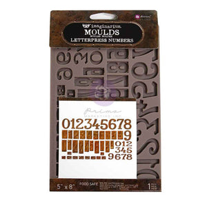 *New for 2025* Finnabair Mould Letterpress Numbers