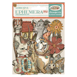 *New* Stamperia Furry Friends Adhesive Ephemera 300gr