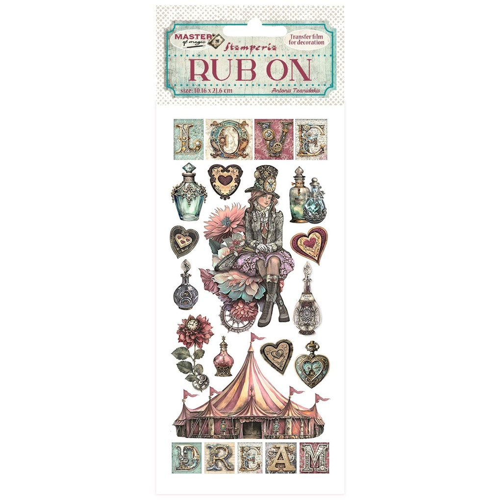 Stamperia Rub On Master of Magic Circus