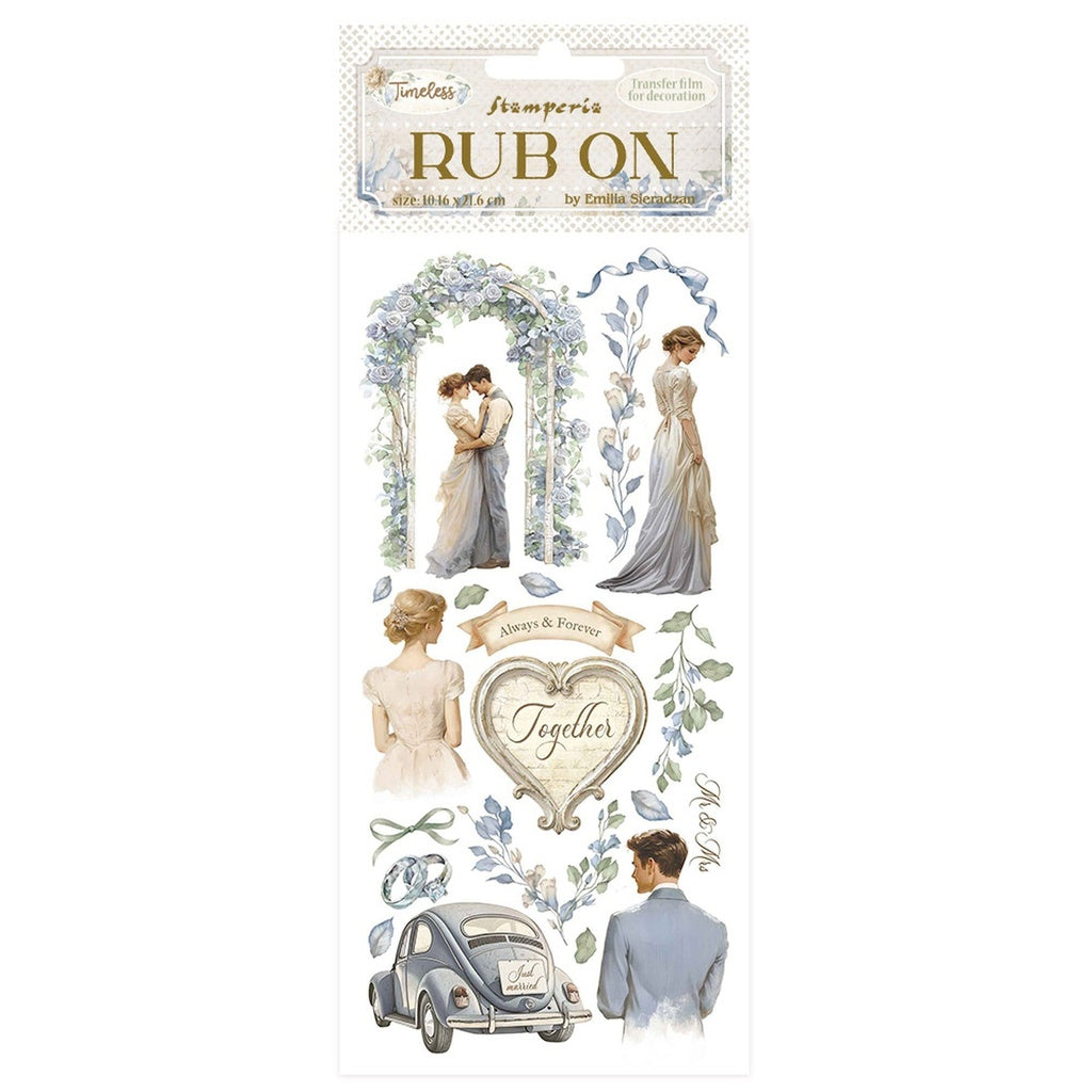 *New In* Stamperia Rub On Timeless Wedding