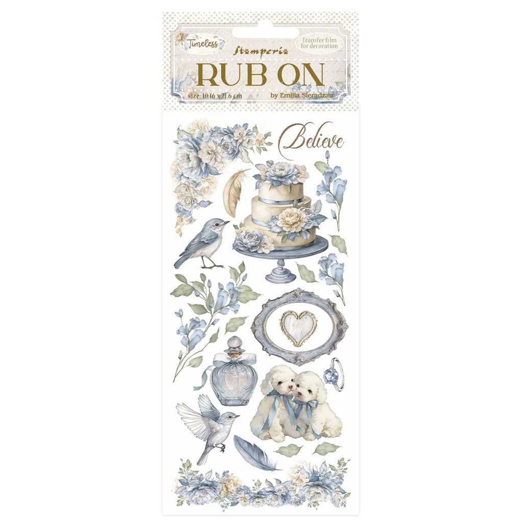 *New In* Stamperia Rub On Timeless Cake
